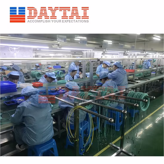 Conector macho a macho Cable de conexión de fibra óptica multimodo MPO tipo B