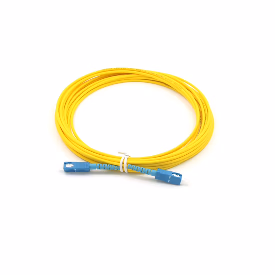 St a Sc monomodo 9/125um 2,0 mm Cable de conexión de fibra óptica
