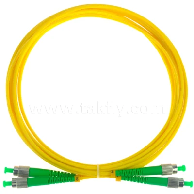 Cable de conexión de fibra óptica monomodo Simplex FC a St